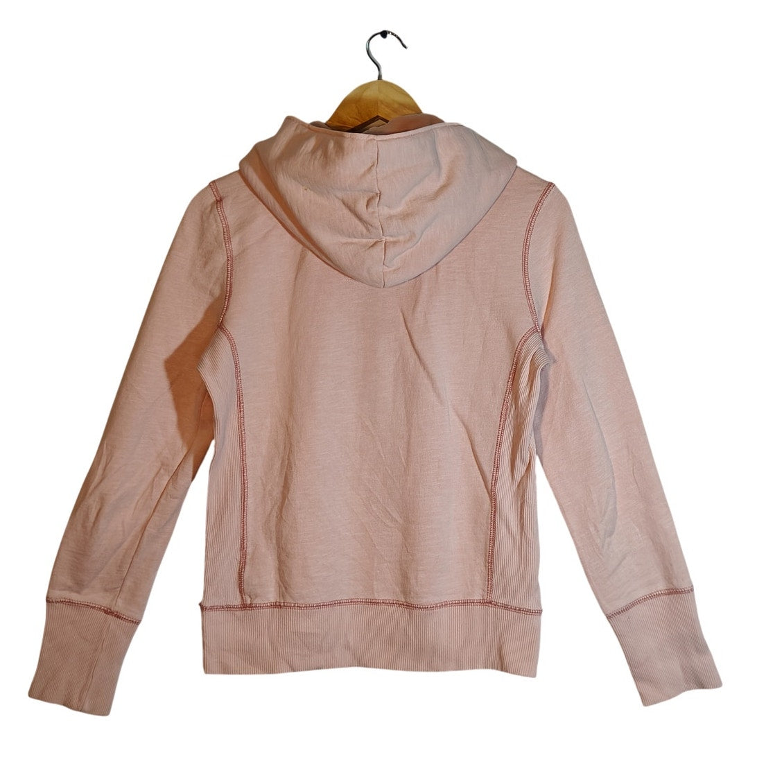 Blush Pink Zip-Up Hoodie