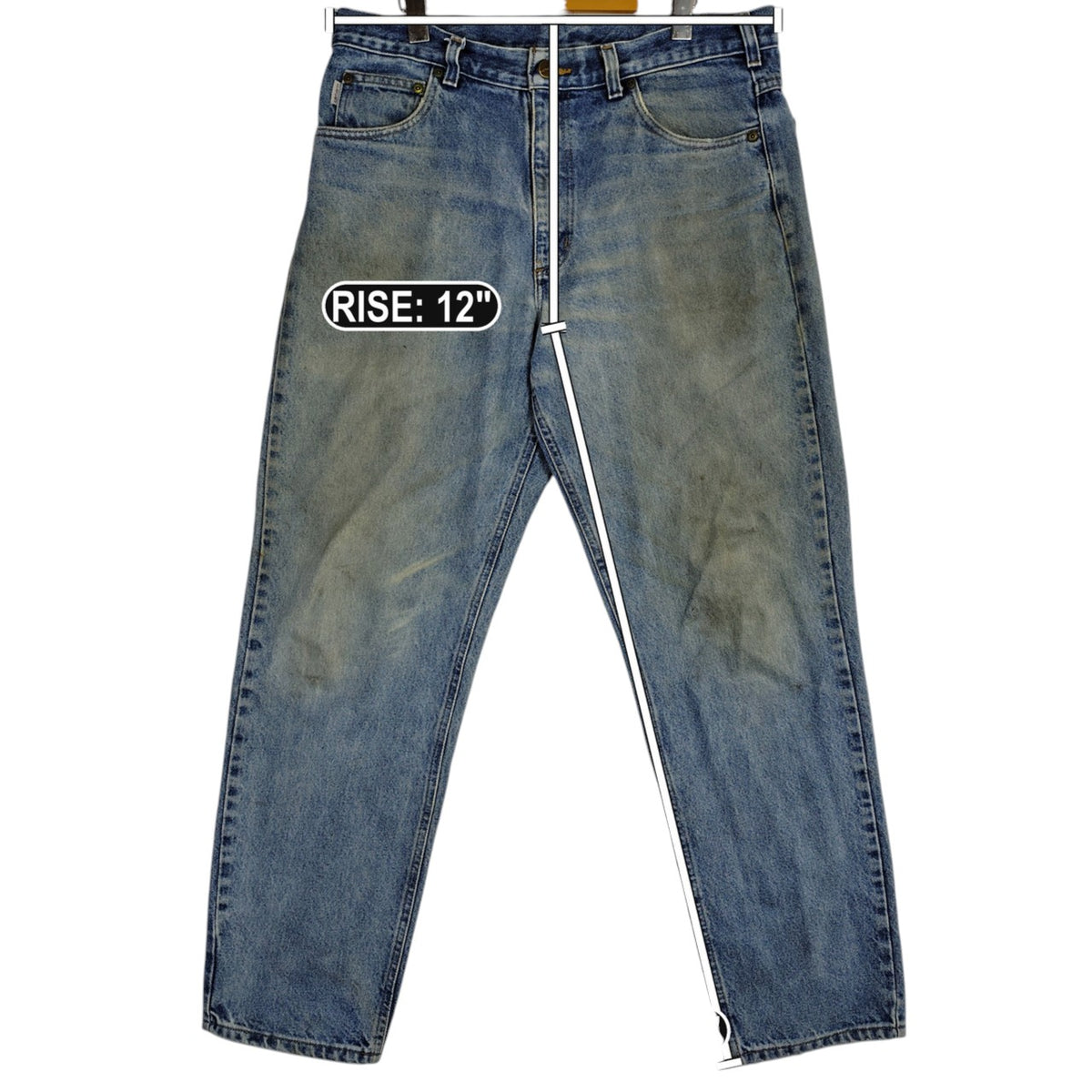 Carhartt Five-Pocket Denim Jeans – Light Wash Blue
