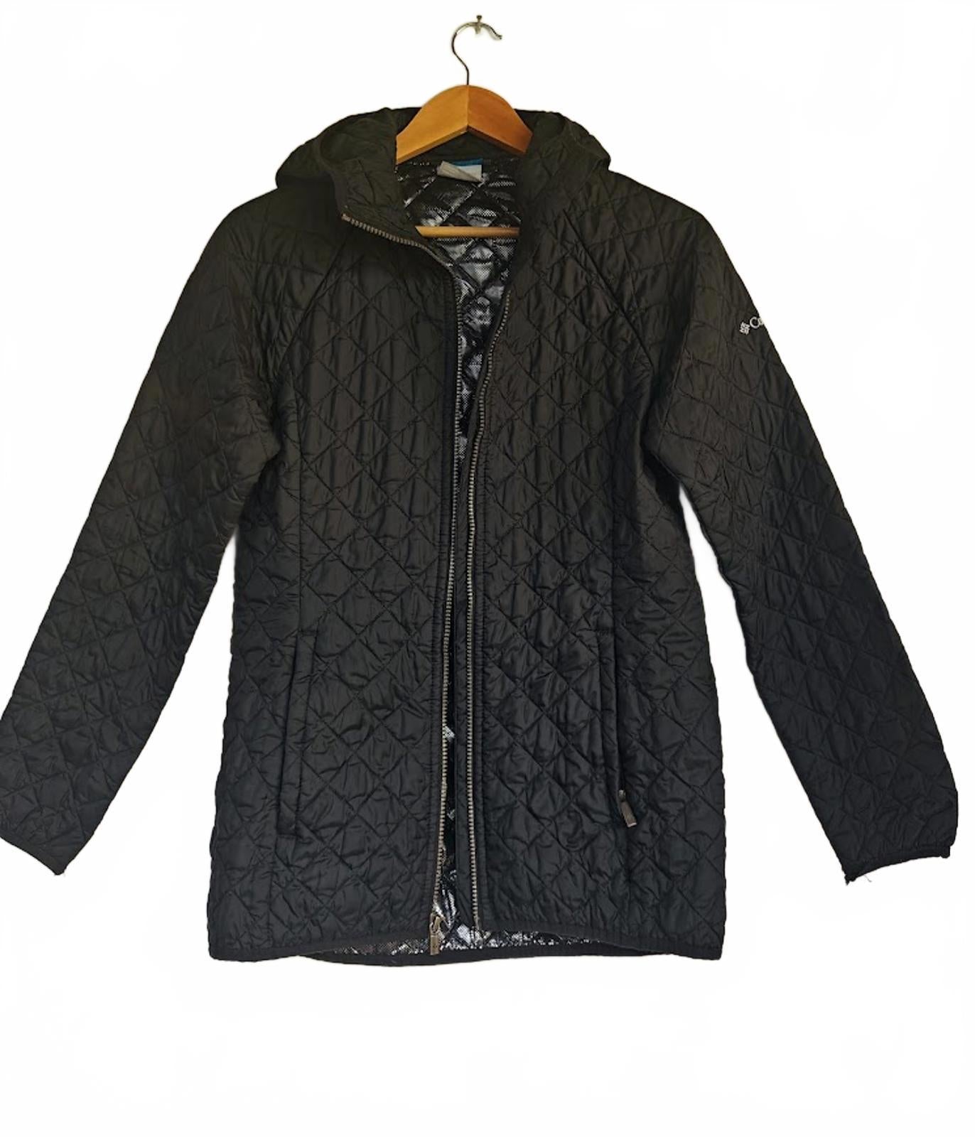 Black Omni Heat Quilted Jacket
