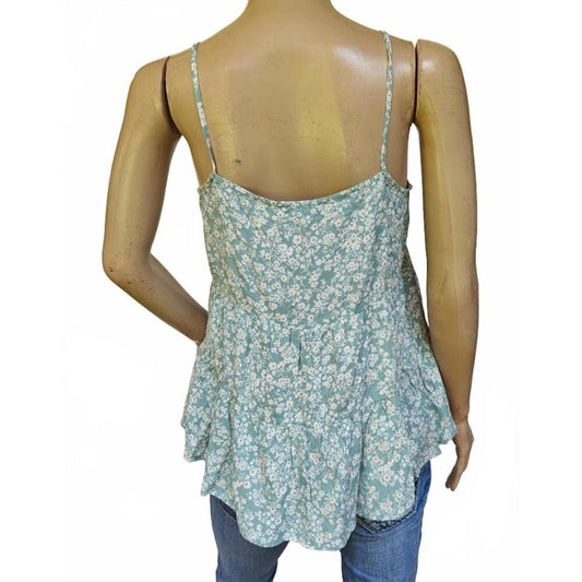 Floral Button Front Camisole