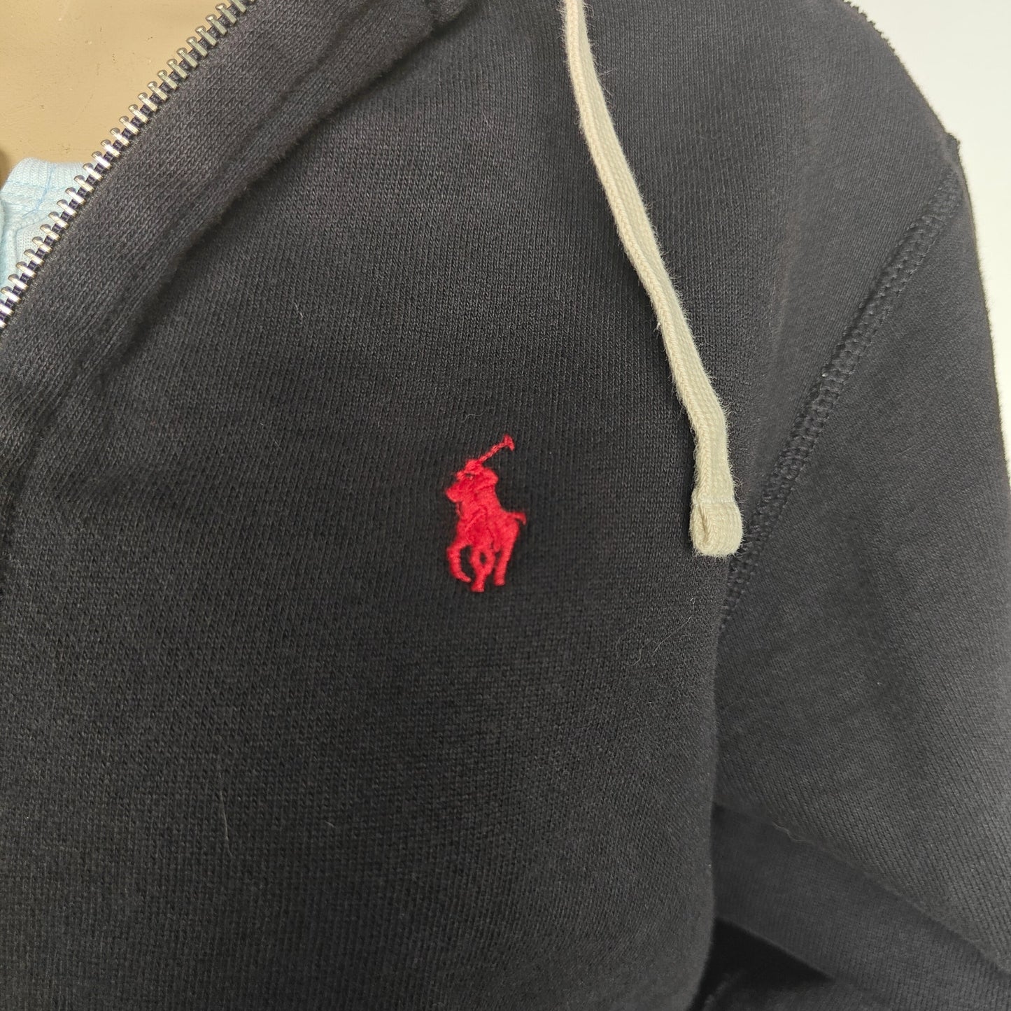 Polo Ralph Lauren Black Zip-Up Hoodie