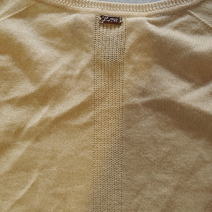 Cream Crewneck Cashmere Sweater