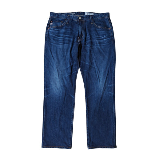 Slim Straight Dark Wash Jeans Size 34x32