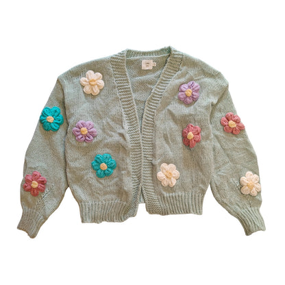 Luna Ivy Floral Chunky Cardigan