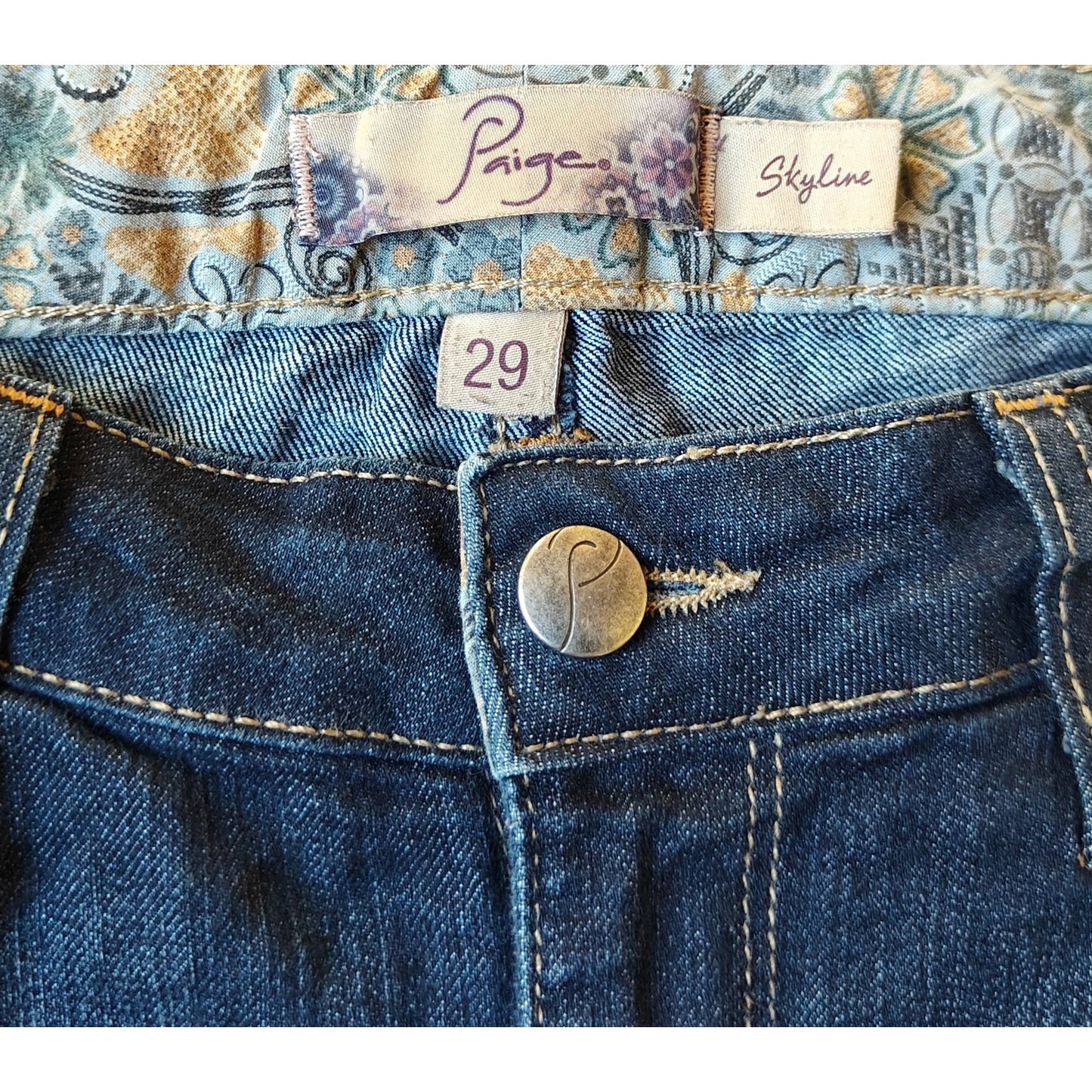 Dark Wash Skyline Straight Leg Jeans