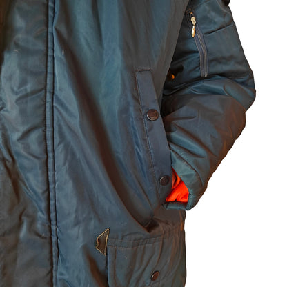 Vintage 1970s Navy Parka