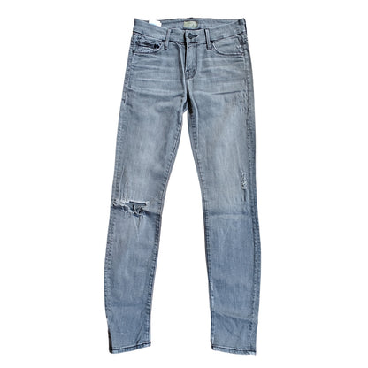 The Looker Gray "Last Chance Saloon" Wash Skinny Jeans