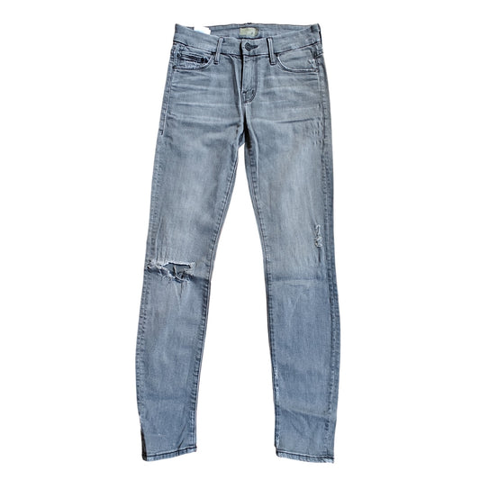 The Looker Gray "Last Chance Saloon" Wash Skinny Jeans