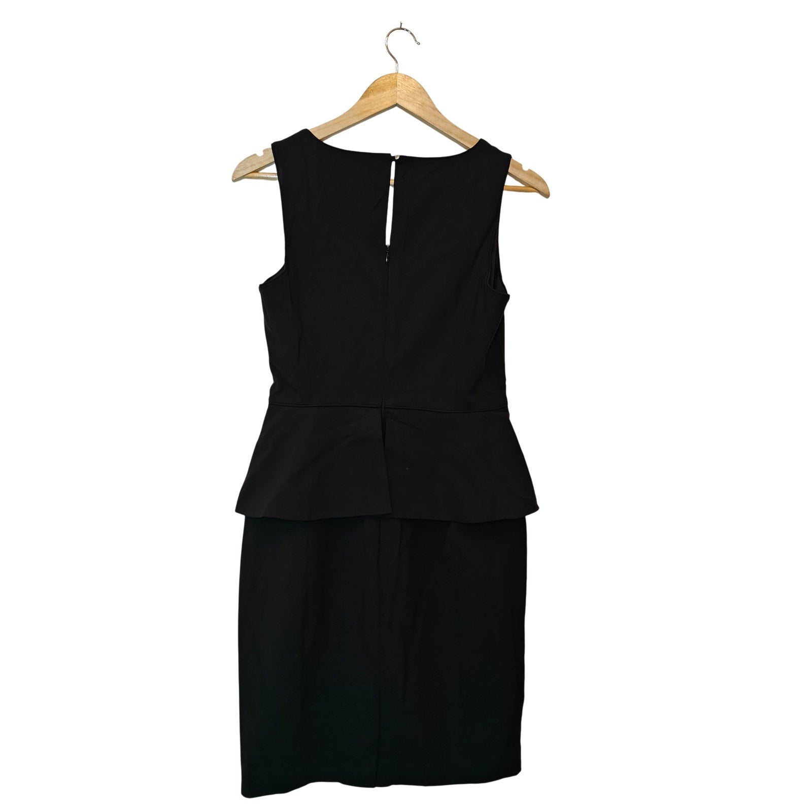Black Peplum Sheath Dress