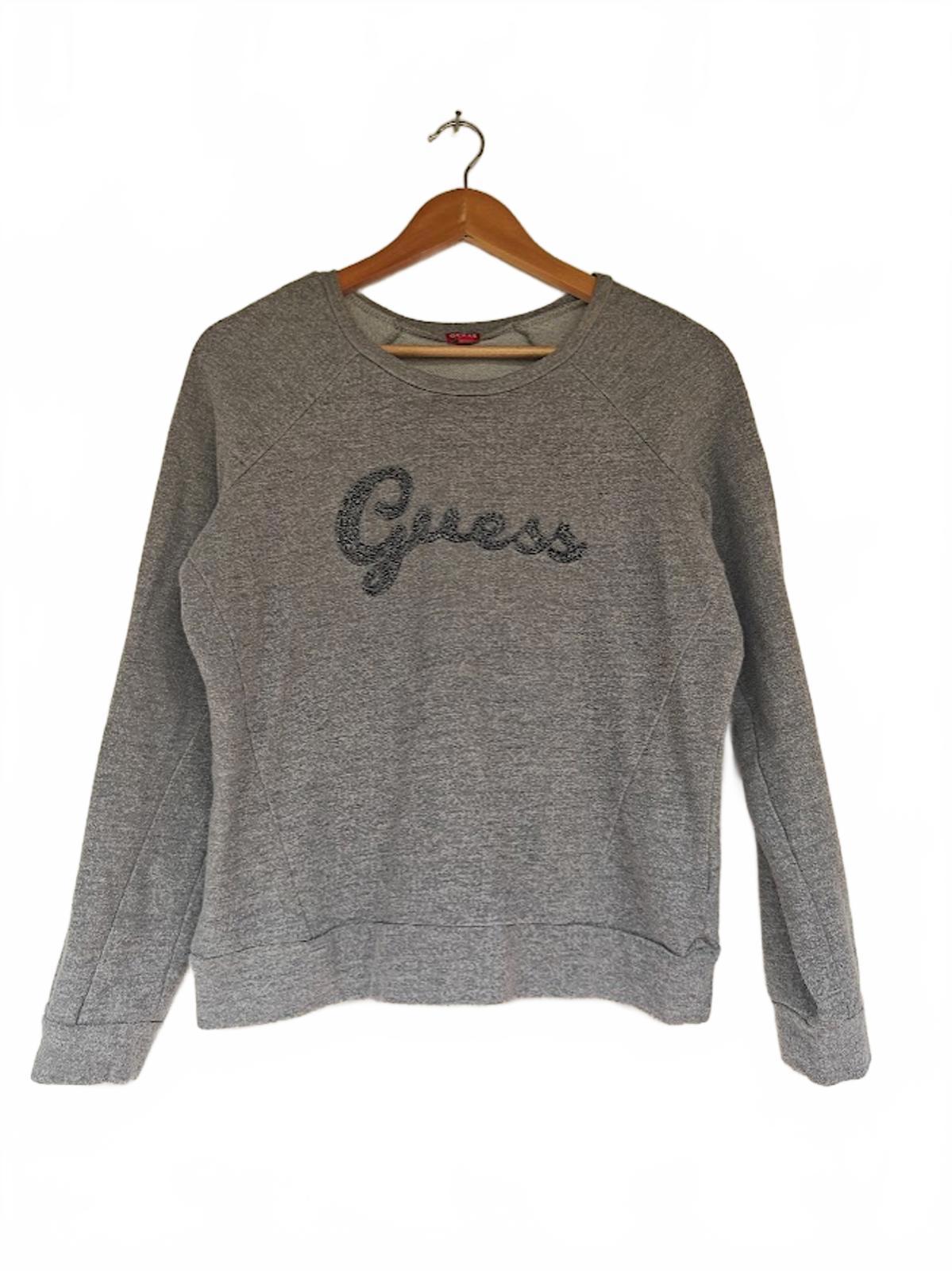 Heather Gray Y2K Logo Sweatshirt
