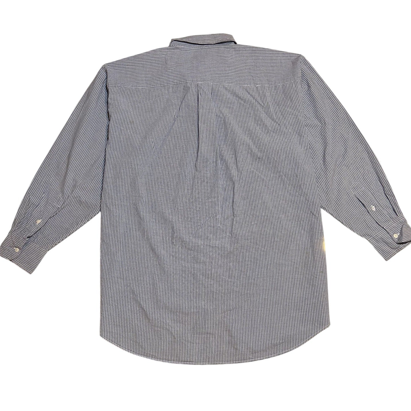 Blue Check Button Down Shirt