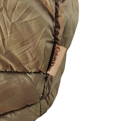 Olive Packable Down Puffer Coat