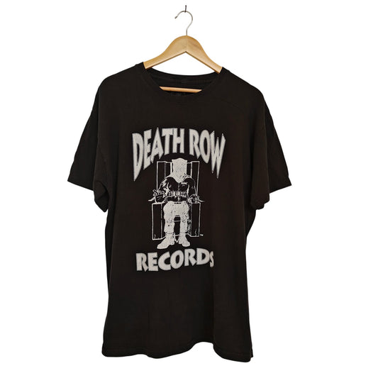 Death Row Records Black Graphic Tee