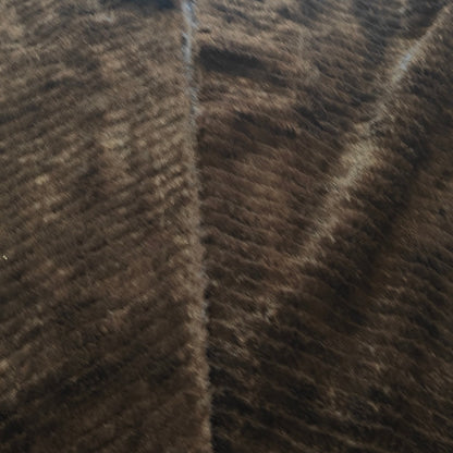 Brown Plus Faux Fur Vest