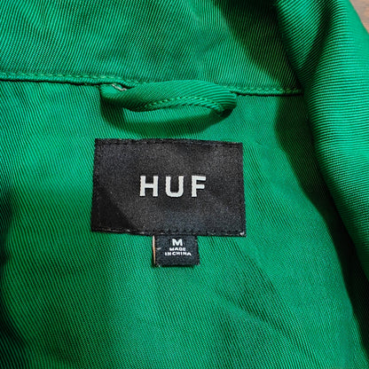 Green Nylon Coach's Jacket