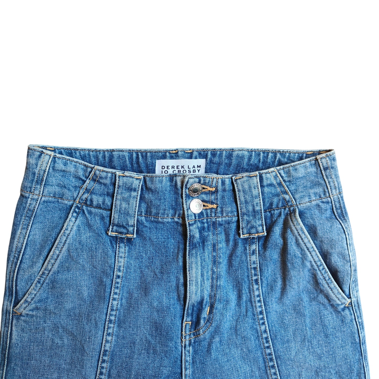 Medium Wash High Rise Flare Jeans