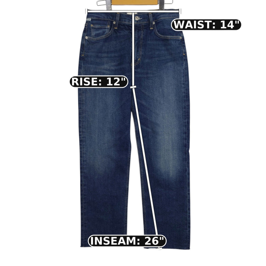 Citizens of Humanity Daphne Crop High-Rise Jeans – Size 27