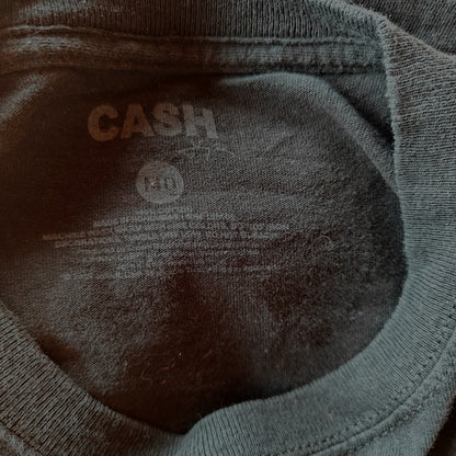 Johnny Cash Man in Black Graphic T Shirt