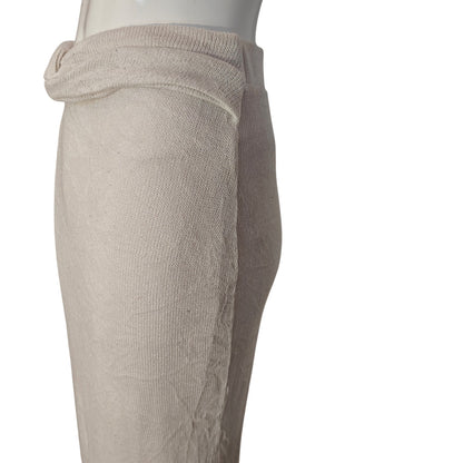 Cream Knit Maxi Skirt