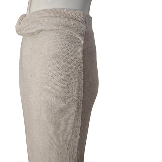 Cream Knit Maxi Skirt