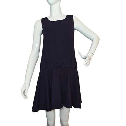 Vintage Saks Fifth Avenue Young Circle Mod Drop Waist Dress