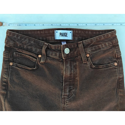 Brown Hoxton Slim High-Rise Skinny Jeans