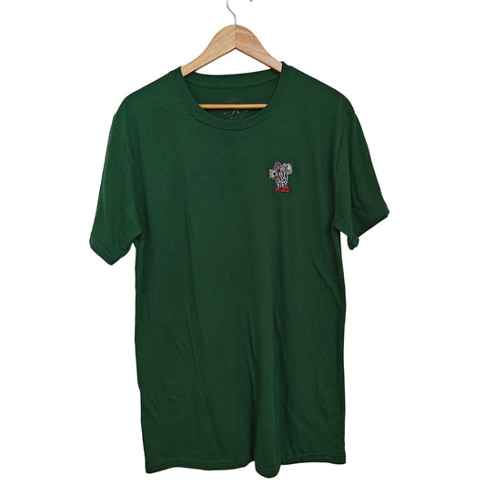 Green East West Money Graphic Tee