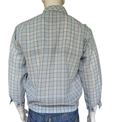 Men’s Lightweight Plaid Zip Jacket