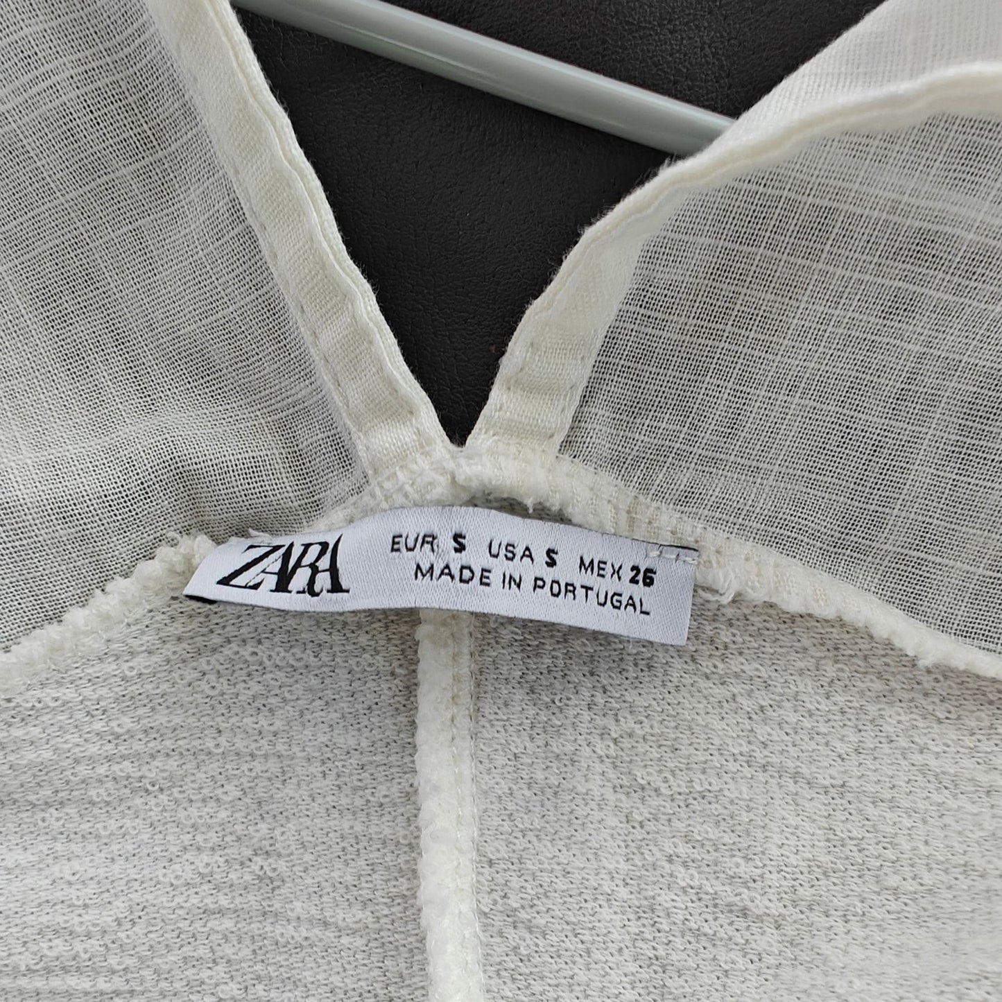 Ivory Linen-Blend Plunge Crop Top With Wrap Waist