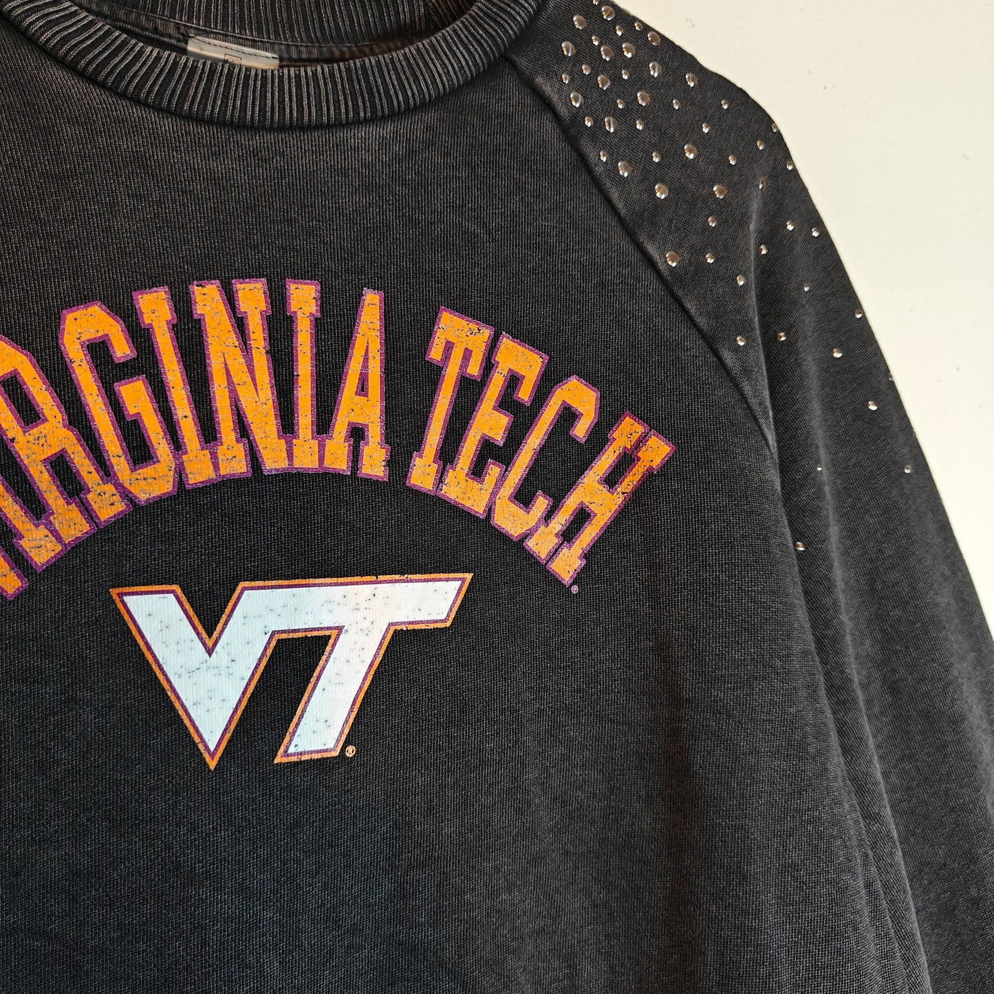 Virginia Tech Hokies Studded Sweatshirt