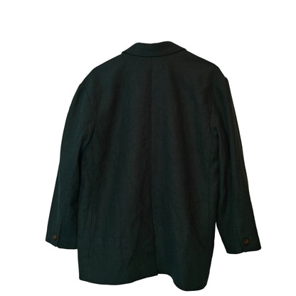 Forest Green Wool Blend Blazer
