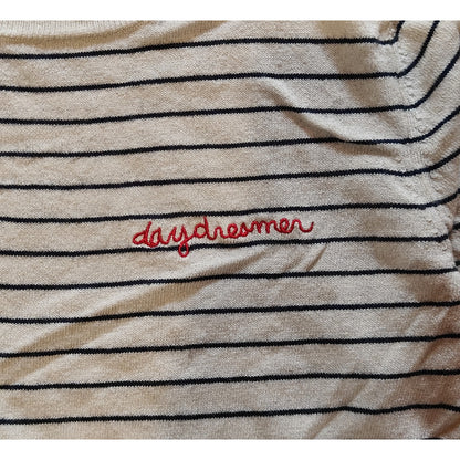 Silk Cashmere Striped Sweater