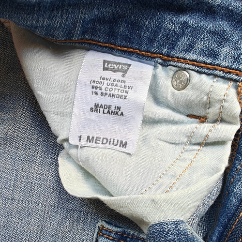 518 Low Rise Medium Wash Bootcut Jeans