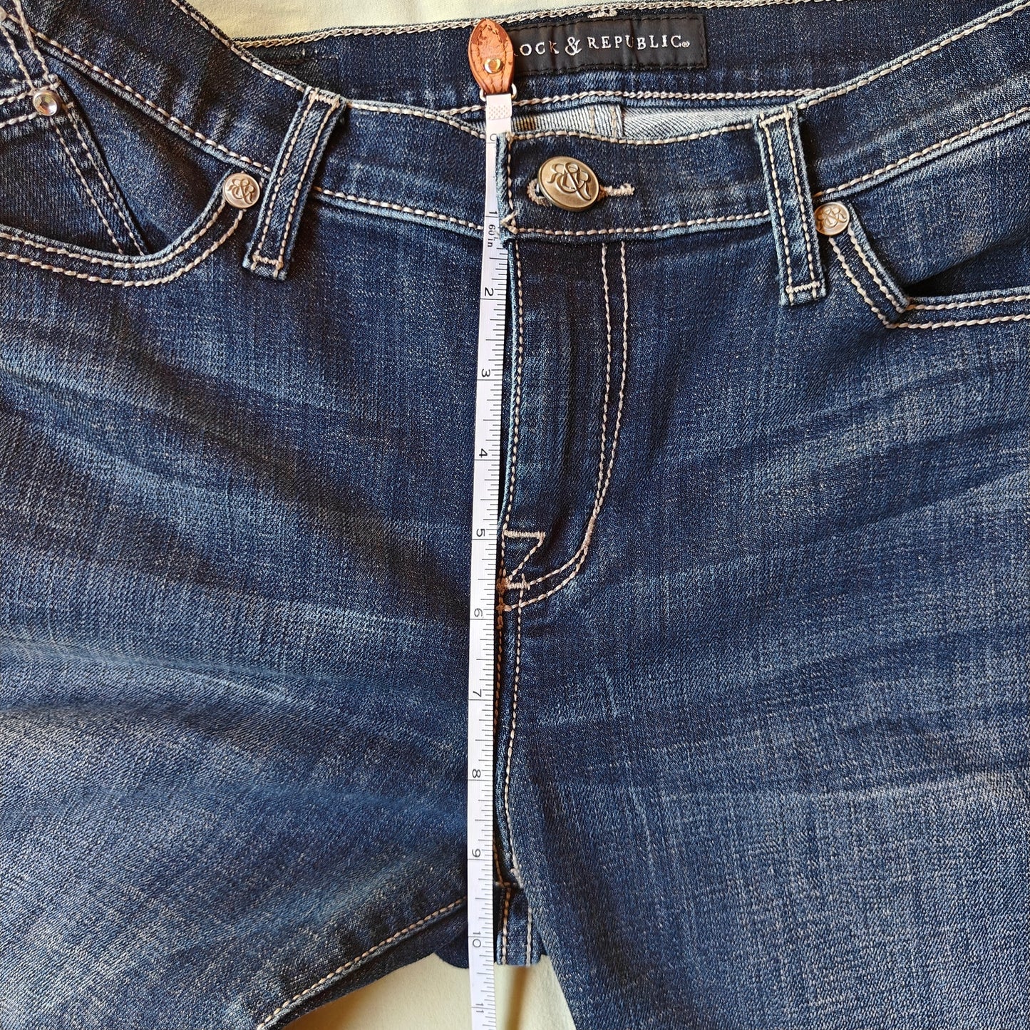 Dark Wash Kasandra Mid Rise Bootcut Jeans