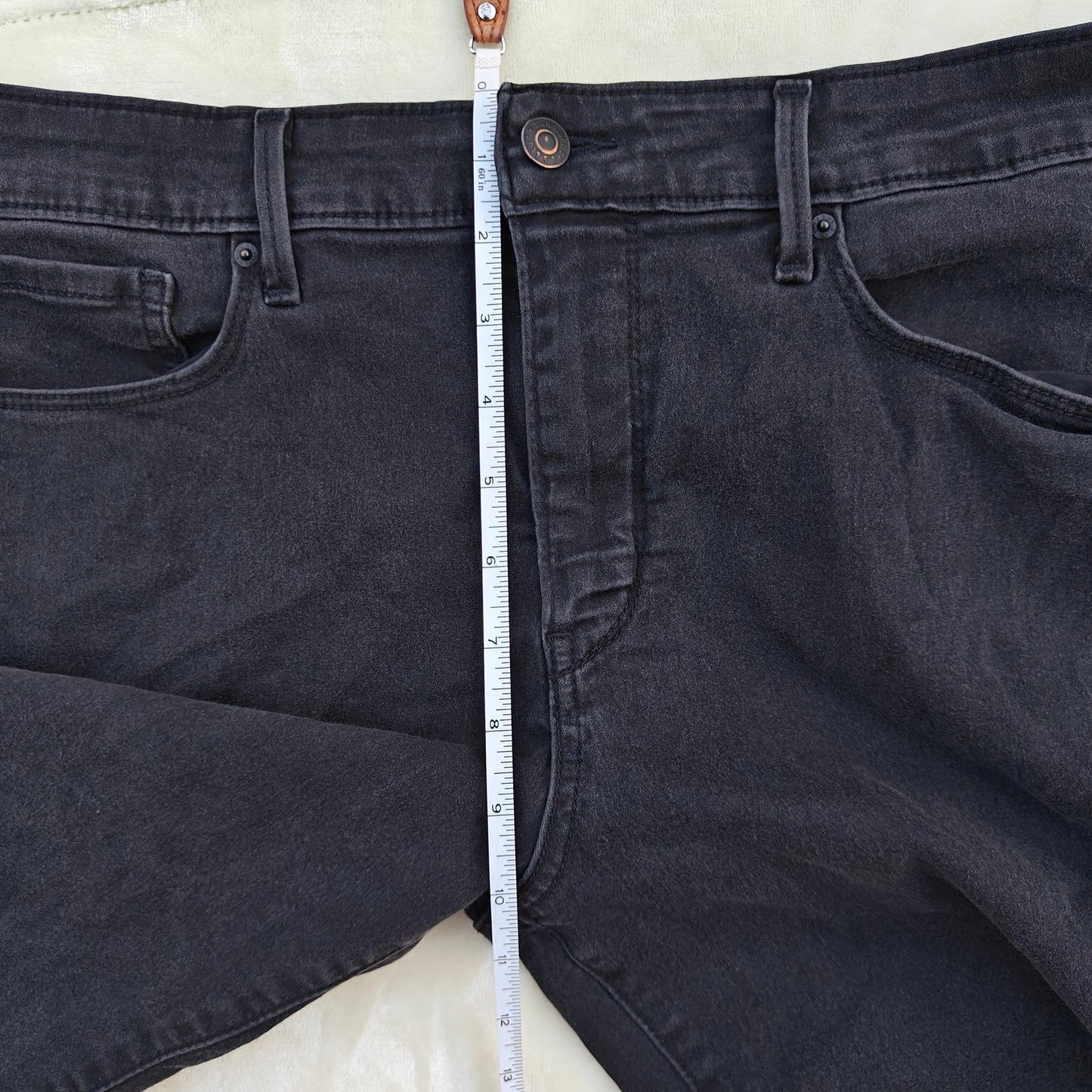 Black Stretch Denim Jeans