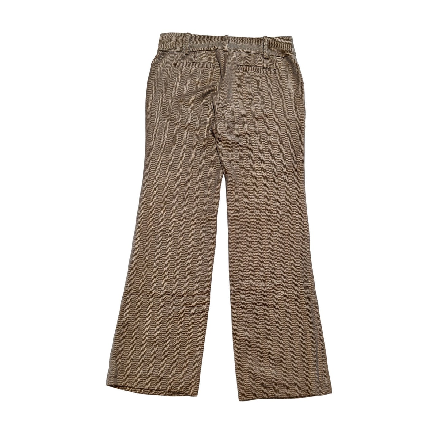 Herringbone Wide Leg Trouser Pants