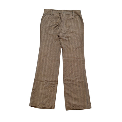Herringbone Wide Leg Trouser Pants