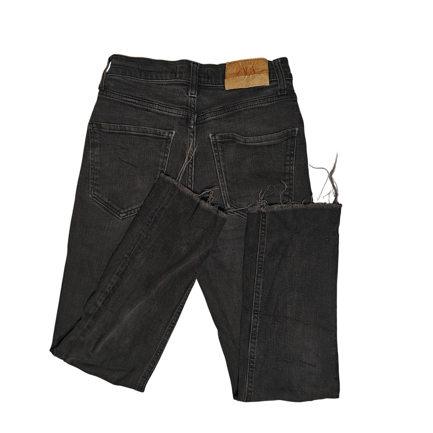 Black High Rise Skinny Ankle Jeans