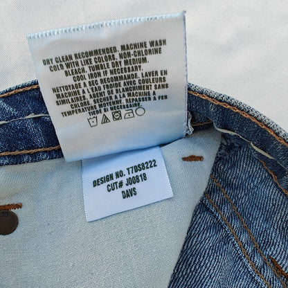 Straight Leg Cotton Jeans size 34