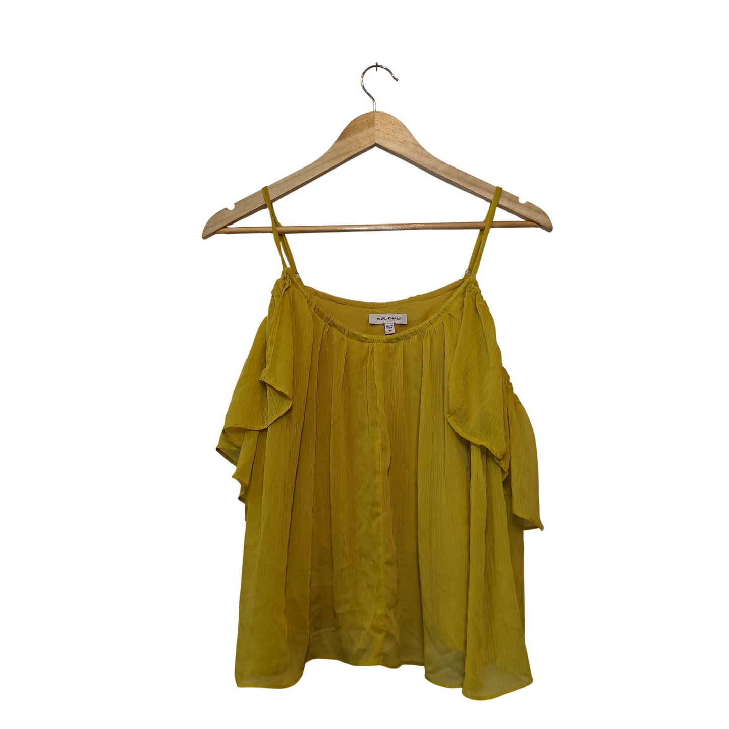 Mustard Off Shoulder Blouse