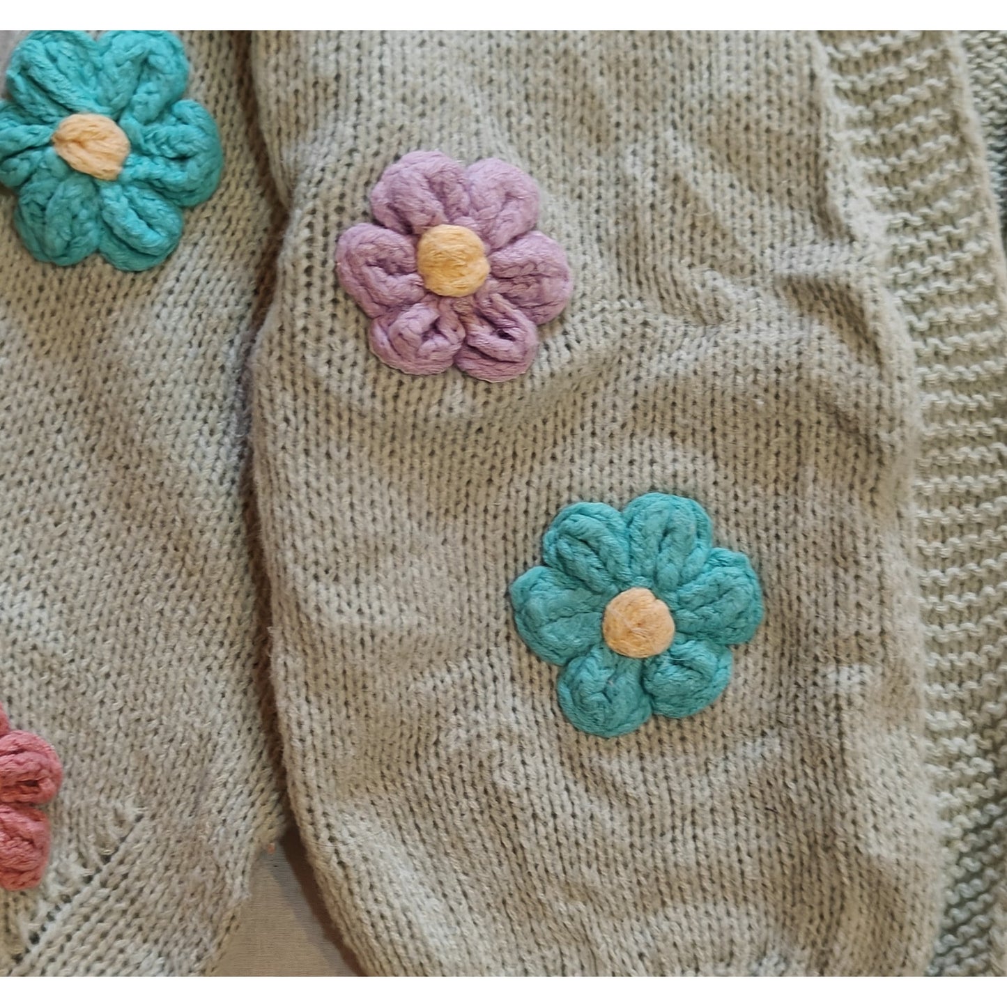 Luna Ivy Floral Chunky Cardigan
