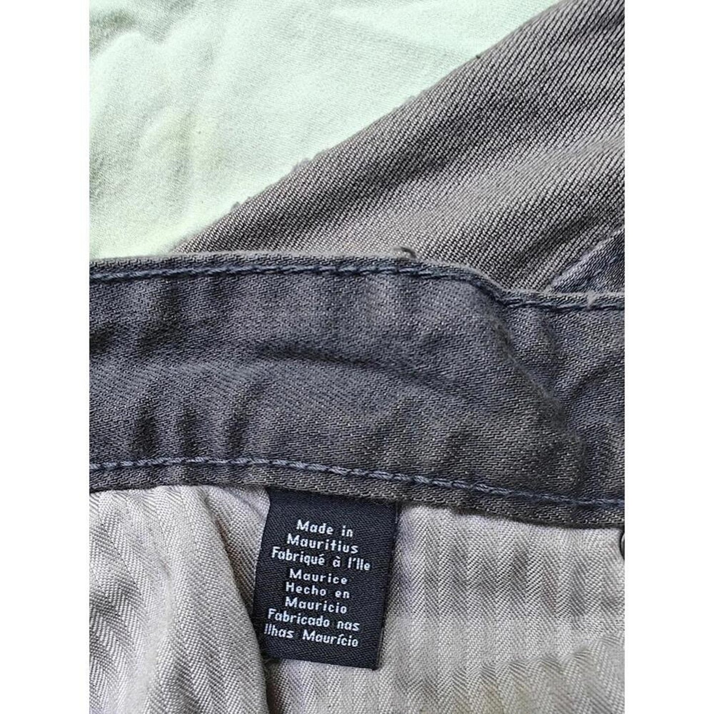 Gray Men's Straight Leg Jeans