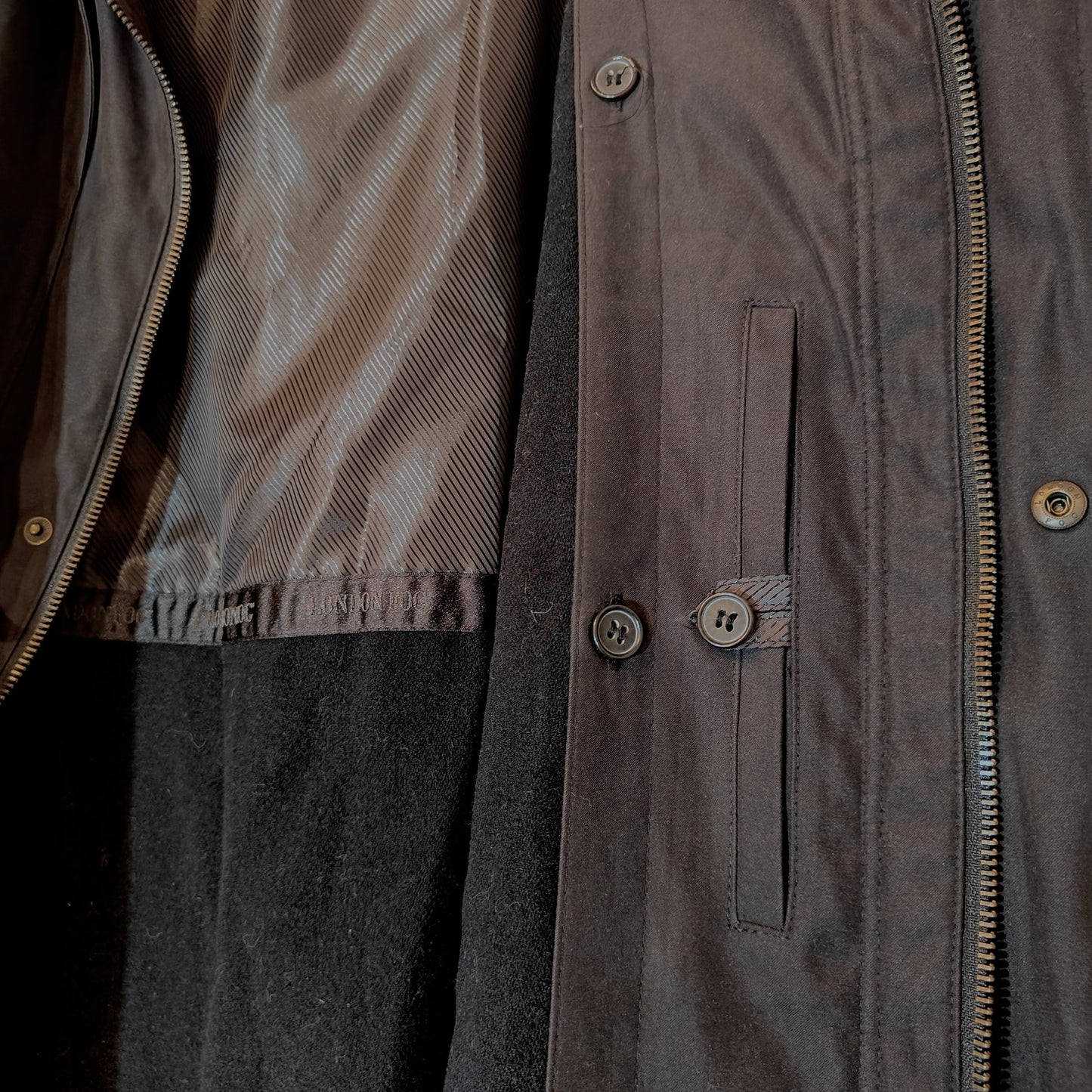 Black Iconic Double Breasted Trench Coat