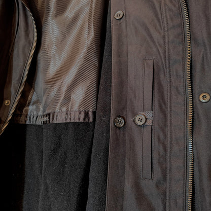 Black Iconic Double Breasted Trench Coat