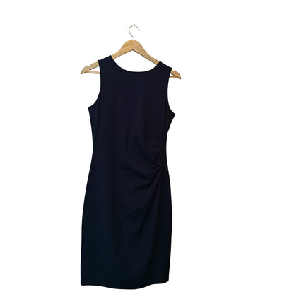 Navy Sleeveless Sheath Dress