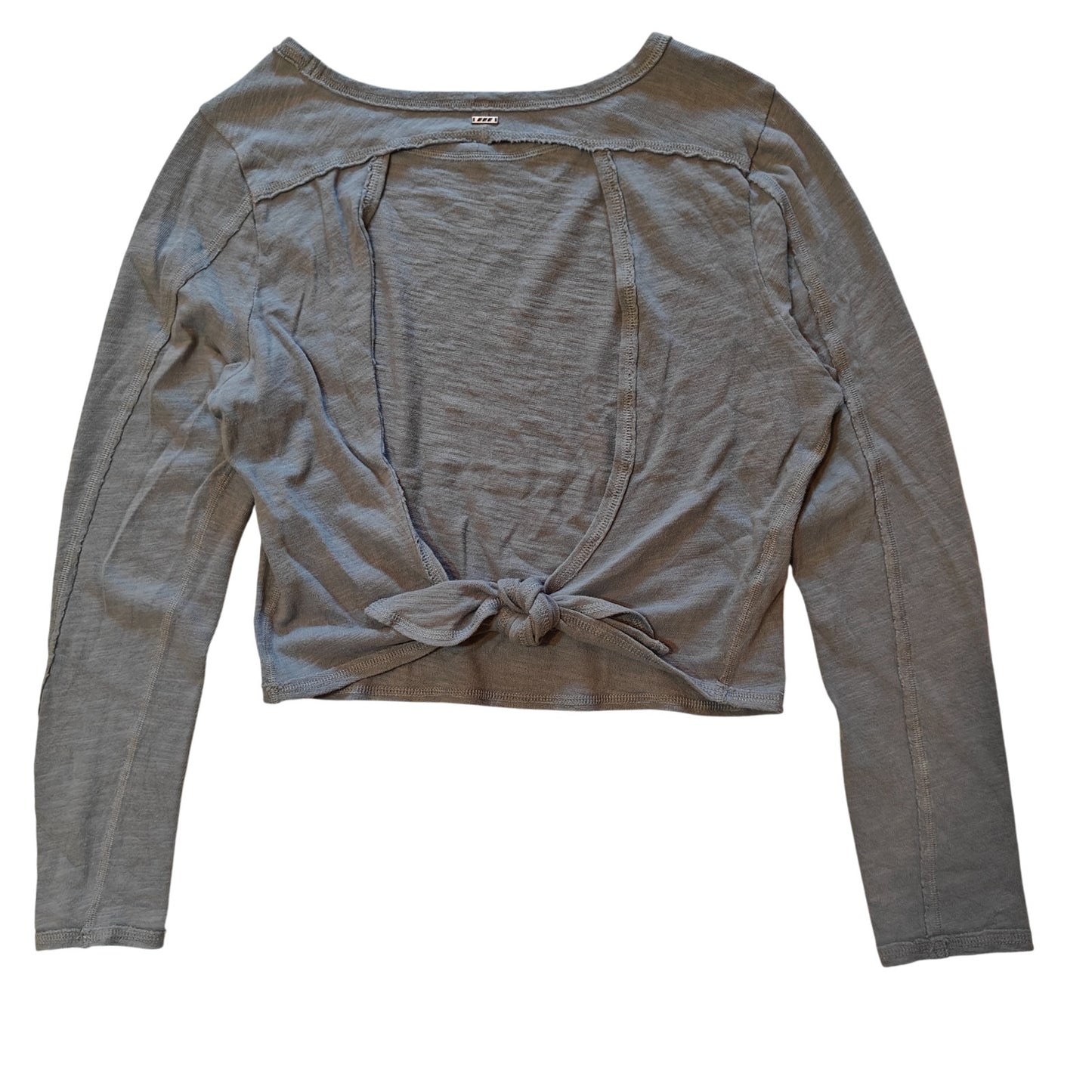 Open Back Tie Crop Top
