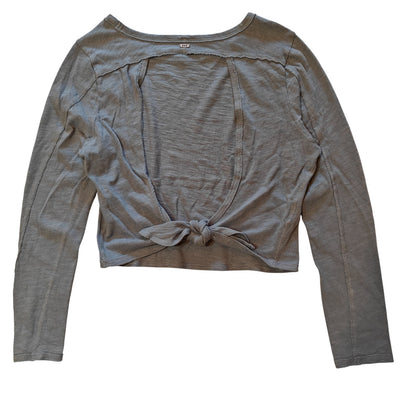 Open Back Tie Crop Top