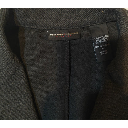 Stretch Black Tailored Vest