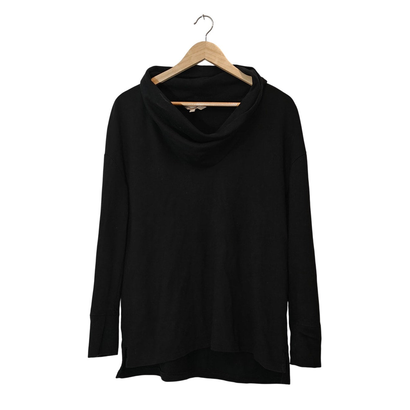 Black Cowl Neck Sweater
