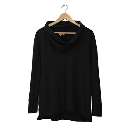 Black Cowl Neck Sweater